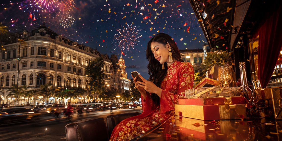 Lễ hội thưởng VIP sôi động tại TP Hồ Chí Minh với ánh đèn rực rỡ về đêm