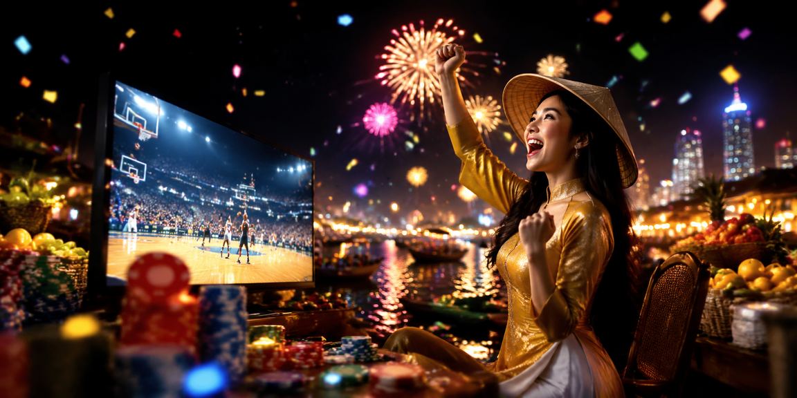 Lễ hội cá cược bóng rổ tại vùng Mekong Việt Nam sôi động